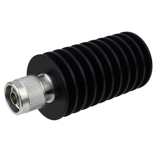 N Male (Plug) Termination (Load) 50 Watts To 8.5 GHz, Heatsink Body, 1.3 VSWR, 5 KWatts Peak Power Fairview Microwave ST8N-50