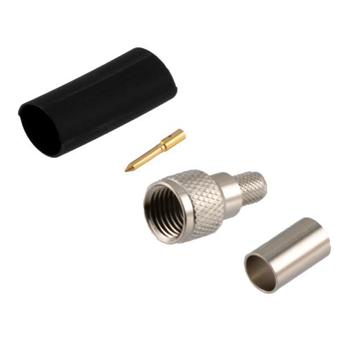 Mini UHF Male Connector Crimp/Solder Attachment for LMR-240, LMR-240-UF, LMR-240-DB, LMR-240-FR Cable Fairview Microwave TC-240-MUHF