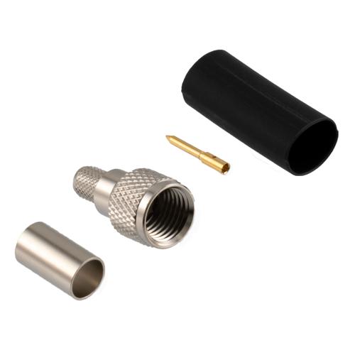 Mini UHF Male Connector Crimp/Solder Attachment for LMR-240, LMR-240-UF, LMR-240-DB, LMR-240-FR Cable Fairview Microwave TC-240-MUHF