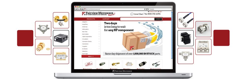 Fairview Microwave Launches Brand New RF and Microwave eCommerce Website