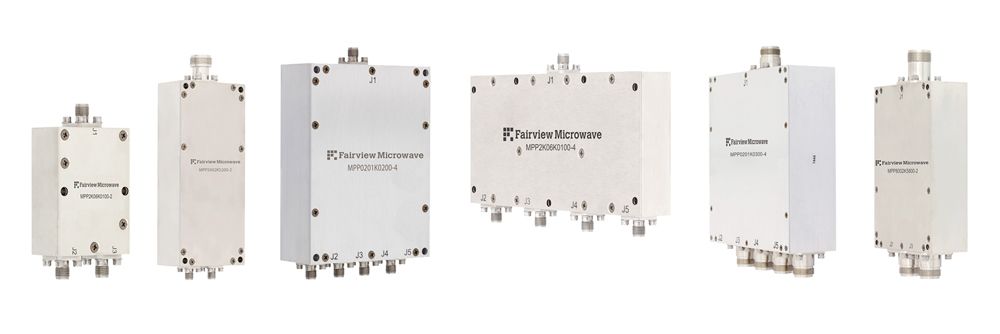 2-Way and 4-Way RF Power Combiners Up to 6 GHz from Fairview