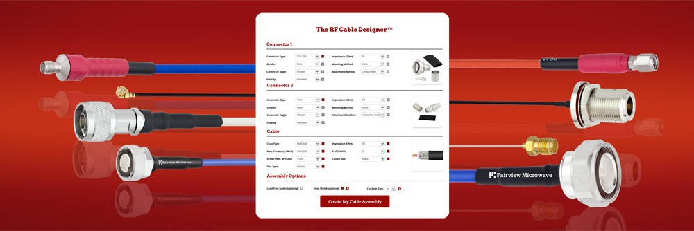 New Online RF Cable Designer™ from Fairview Microwave