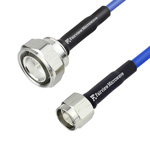 Low PIM N Male to 7/16 DIN Male LSZH Jacketed Cable 0.250 Formable Low PIM Coax and RoHS Compliant