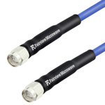 Low PIM SMA Male to SMA Male LSZH Jacketed Cable 0.141 Formable Low PIM Coax and RoHS Compliant