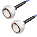 Low PIM 7/16 DIN Male to 7/16 DIN Male LSZH Jacketed Cable 0.141 Formable Low PIM Coax and RoHS Compliant