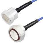 Low PIM 7/16 DIN Male to 7/16 DIN Female LSZH Jacketed Cable 0.141 Formable Low PIM Coax and RoHS Compliant