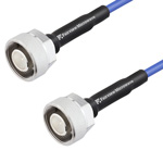 Low PIM 4.1/9.5 Mini DIN Male to 4.1/9.5 Mini DIN Male LSZH Jacketed Cable 0.141 Formable Low PIM Coax and RoHS Compliant