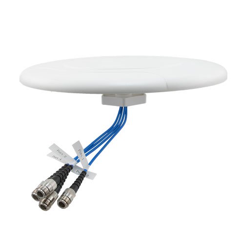 Indoor Das Ceiling Omni Antenna 45 Dbi 698 Mhz 4200 Mhz 4 X N