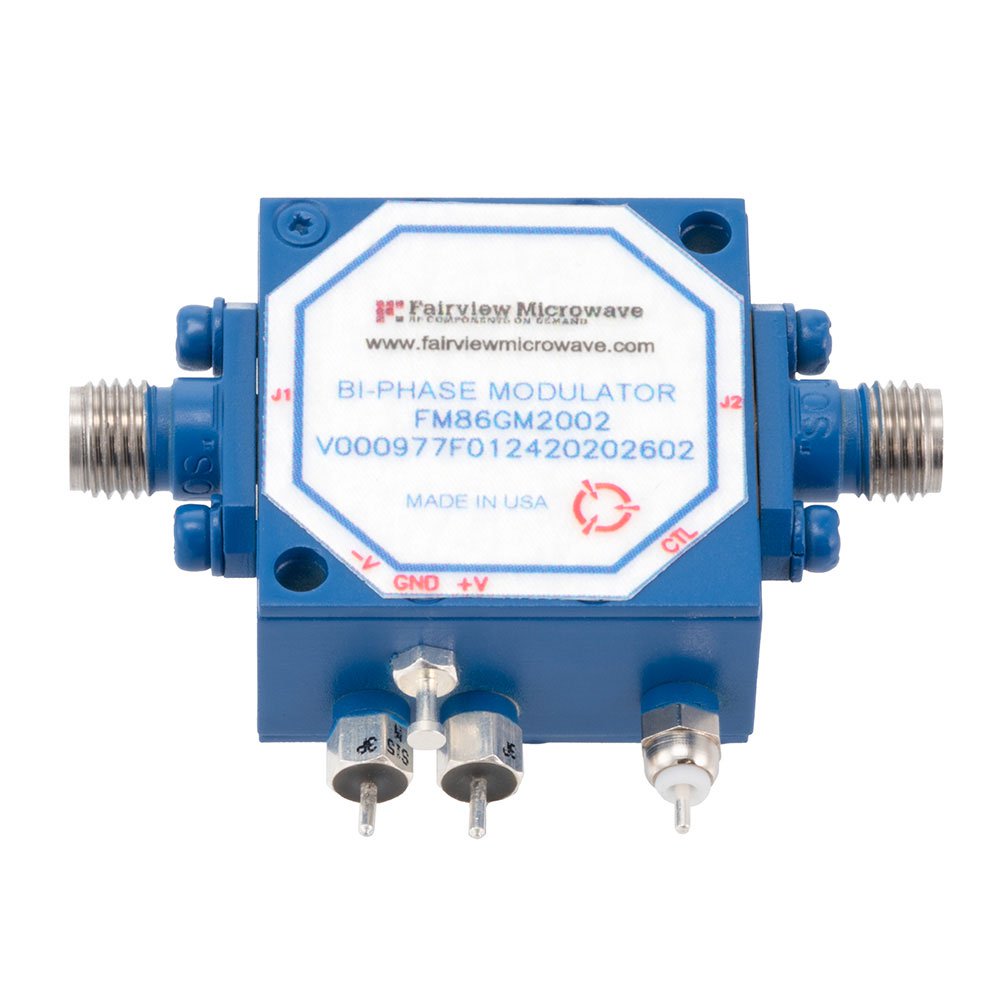 0/180 Degrees Bi-Phase Modulator from 2 GHz to 4 GHz with TTL Control, 75nsec Speed and SMA