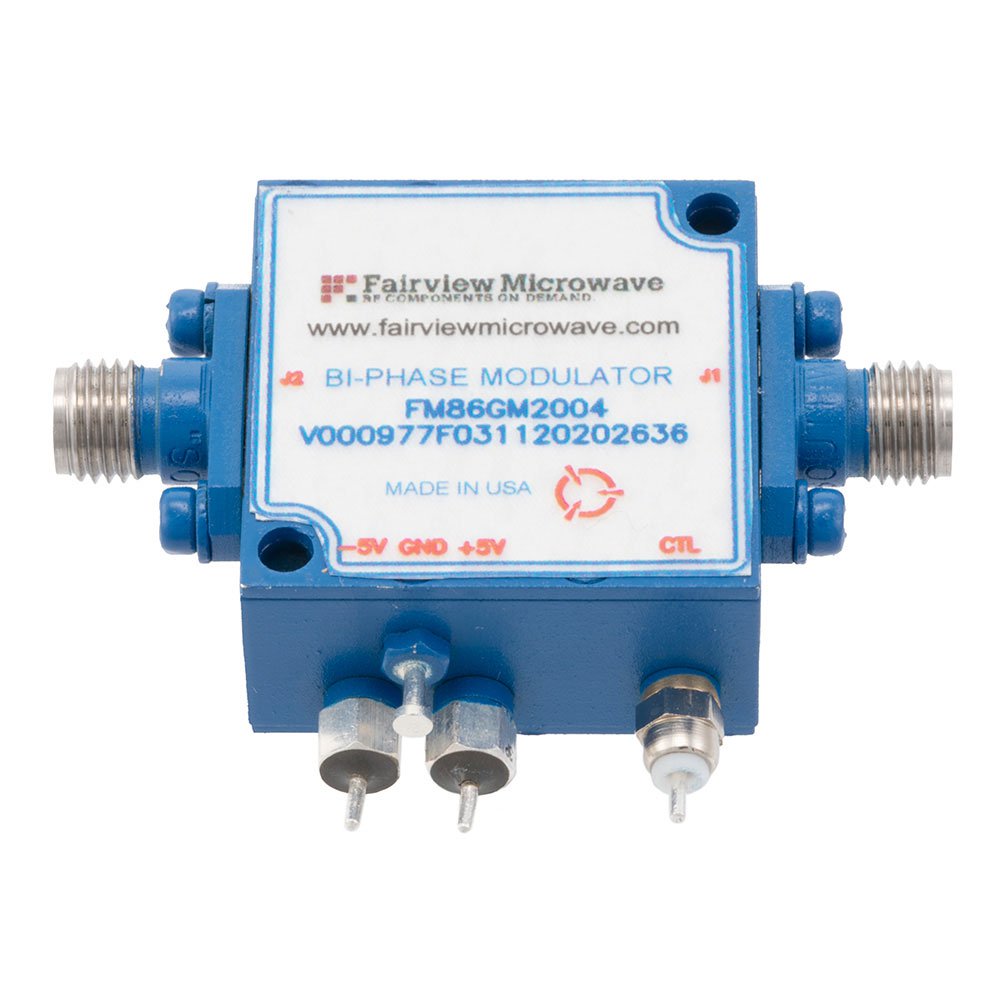 0/180 Degrees Bi-Phase Modulator from 4 GHz to 8 GHz with TTL Control, 30nsec Speed and SMA