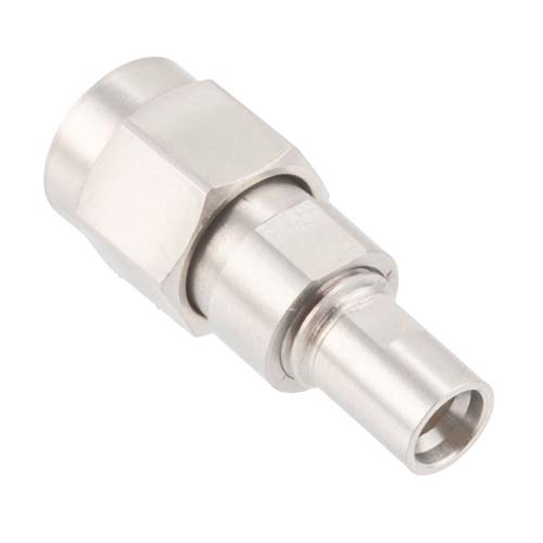 Precision Sma Male Plug To Smp Male Plug Full Detent Adapter With Passivated Stainless Steel 6858