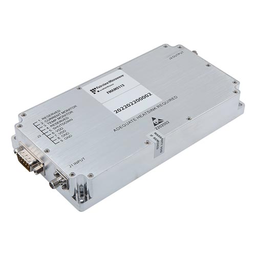 Db Gain High Power Gan Amplifier At Watt Psat Operating From