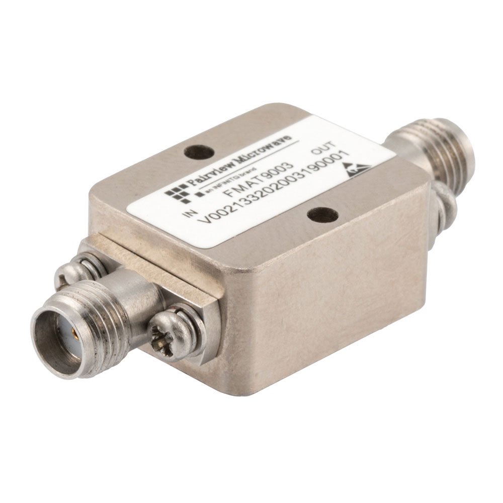 Positive Slope Equalizer, 1 GHz to 18 GHz, 4 dB Fixed Equalizing Value, 1 dB Loss, Max Pin +30 dBm, Field Replaceable SMA