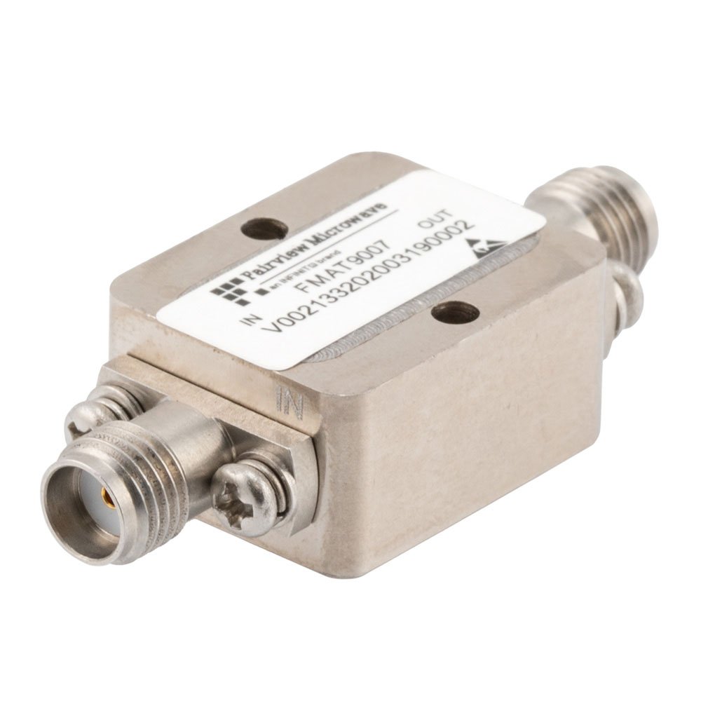 Positive Slope Equalizer, 2 GHz to 6 GHz, 4 dB Fixed Equalizing Value, 1.5 dB Loss, Max Pin +30 dBm, Field Replaceable SMA