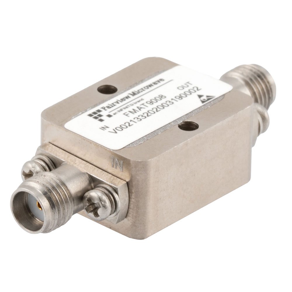 Positive Slope Equalizer, 2 GHz to 12 GHz, 4 dB Fixed Equalizing Value, 1.5 dB Loss, Max Pin +30 dBm, Field Replaceable SMA