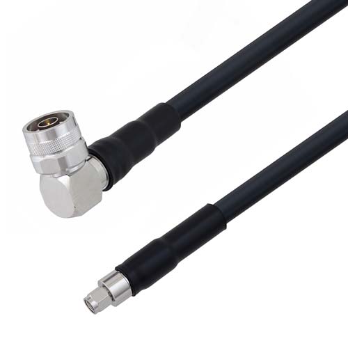 Low Loss SMA Male to RA N Male Cable LMR-400-DB Coax in 48 Inch With ...