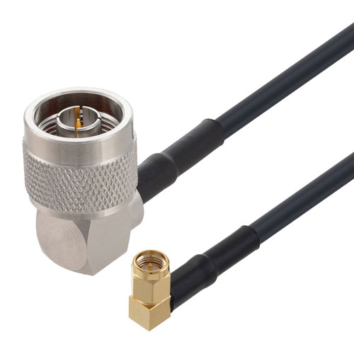 Low Loss Ra Sma Male To Ra N Male Cable Lmr 200 Uf Coax In 12 Inch 4226