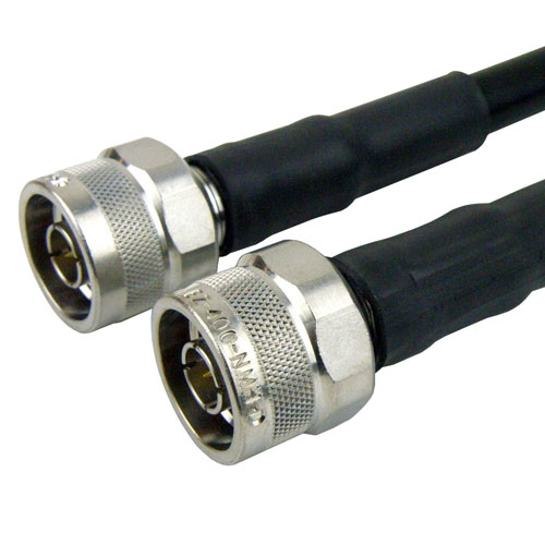 N Male To N Male Cable Lmr 400 Coax In 6 Inch With Times Microwave Connectors 9462