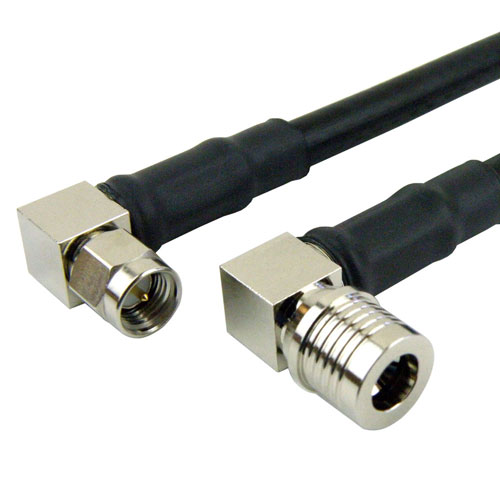 Ra Sma Male To Ra Qma Male Cable Lmr 240 Coax In 48 Inch With Times Microwave Connectors 8787