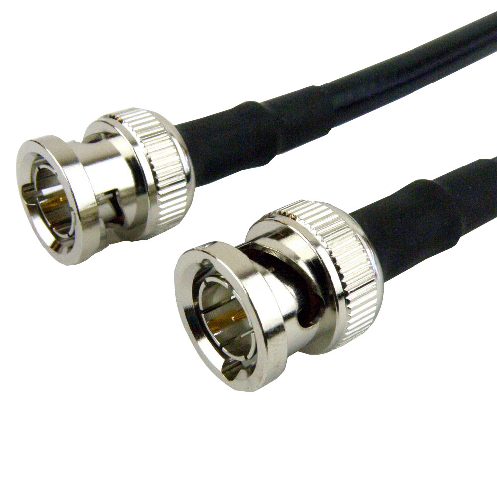 75 Ohm Bnc Male To 75 Ohm Bnc Male Cable 75 Ohm Rg 59 Coax In 6 Inch 8871
