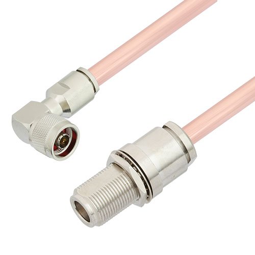 N Male to N Male Cable Assembly with RG401 Cable