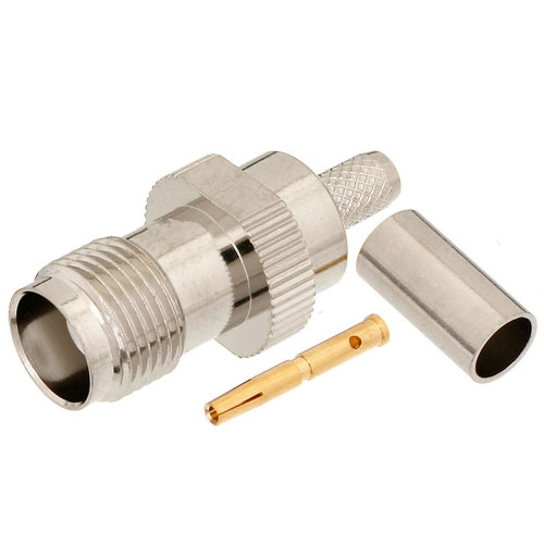 Tnc Female Connector Crimp Solder Attachment For Rg Rg Rg Pe C Pe P Lmr