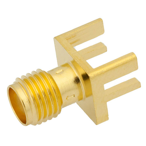 Rf Pcb Connector Rt Sma Female Connector Solder Attachment Inch