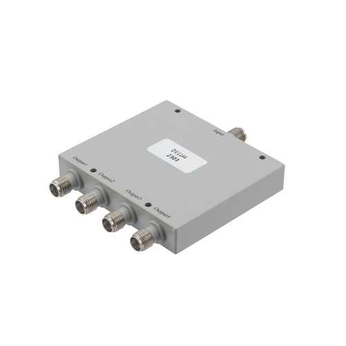 4 Way Power Divider SMA Connectors From 0.8 GHz to 2.5 GHz Rated at 30 ...