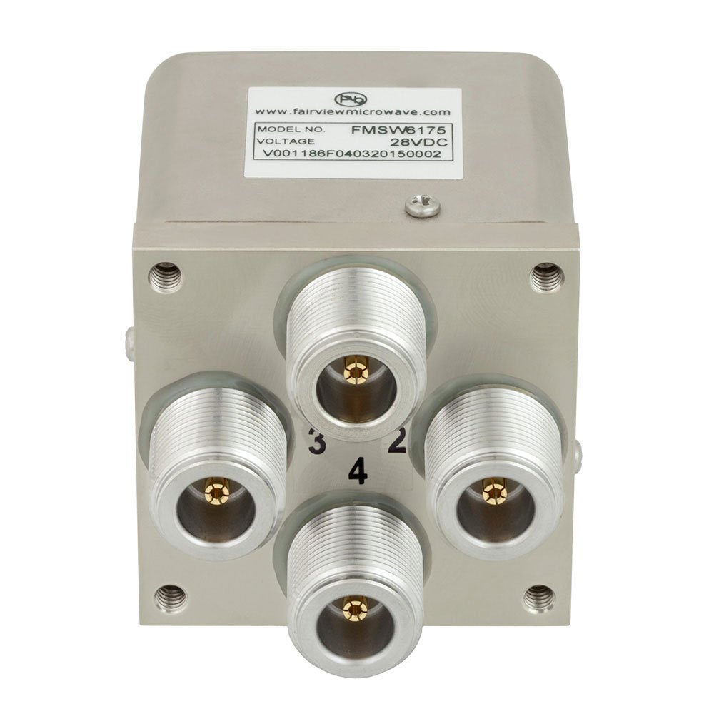 Transfer Failsafe Electro-Mechanical Relay Switch From DC to 12.4 GHz, 160 Watts, N