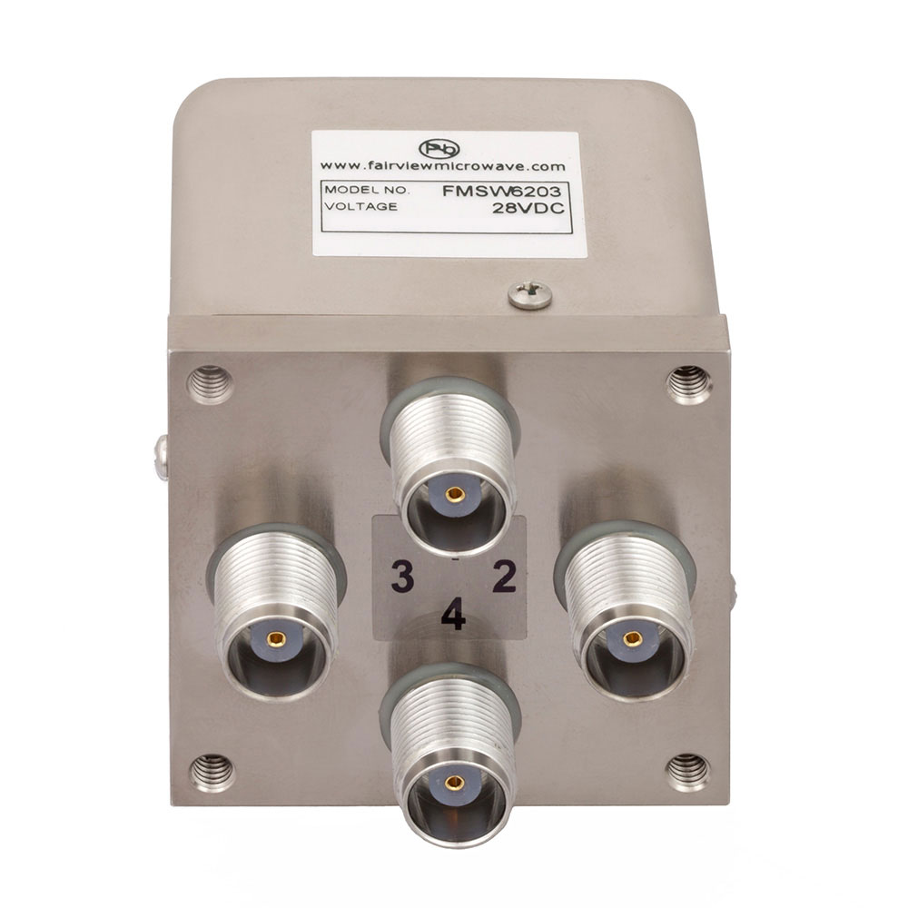 Transfer Failsafe Electro-Mechanical Relay Switch From DC to 12.4 GHz, 50 Watts, TNC