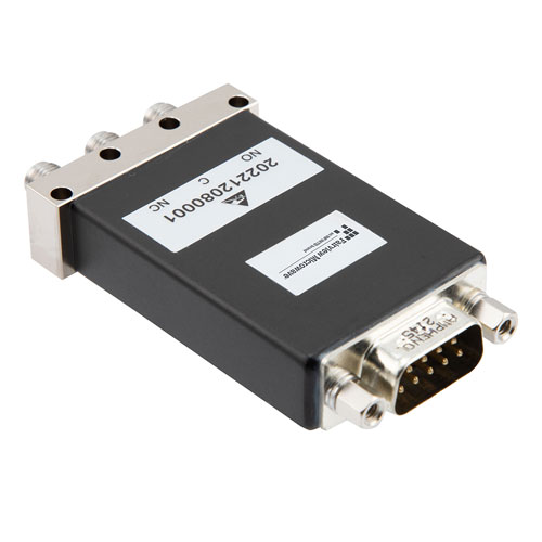 SPDT, IP64 Rated Electromechanical Relay Failsafe Switch, DC to 18 GHz ...