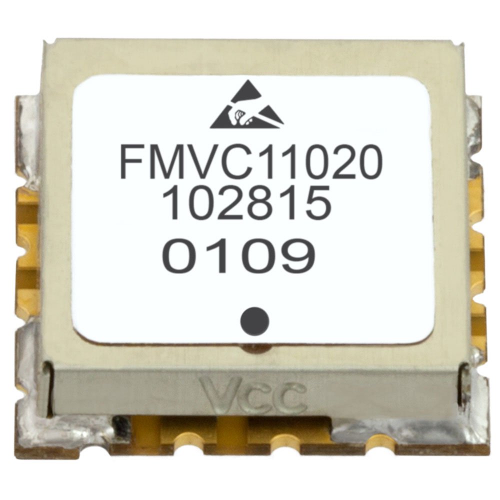 VCO (Voltage Controlled Oscillator) 0.5 inch Commercial SMT (Surface Mount), Frequency of 1.5 GHz to 2.1 GHz, Phase Noise -87 dBc/Hz