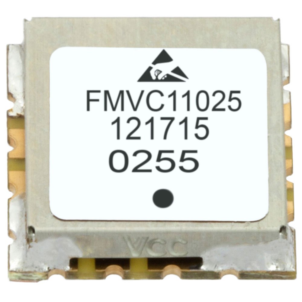 VCO (Voltage Controlled Oscillator) 0.5 inch Commercial SMT (Surface Mount), Frequency of 3.12 GHz to 3.87 GHz, Phase Noise -81 dBc/Hz