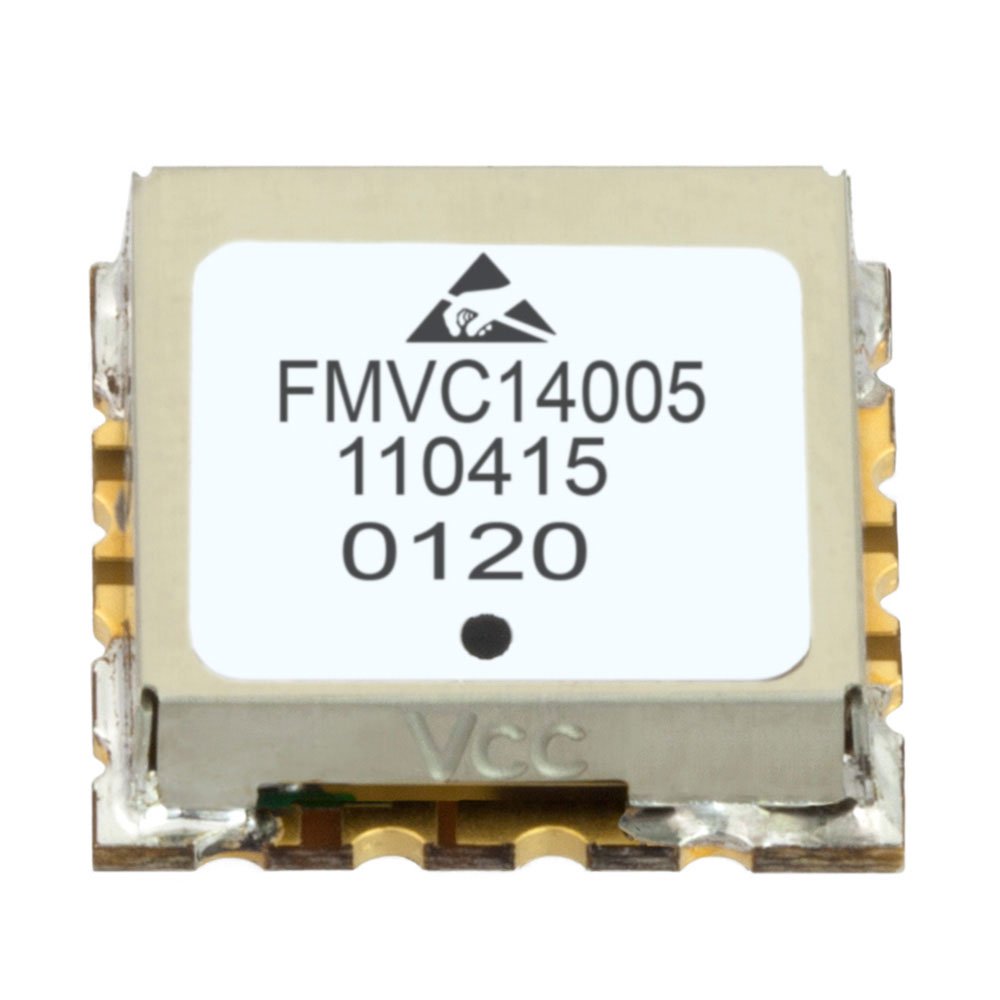 VCO (Voltage Controlled Oscillator) 0.5 inch Commercial SMT (Surface Mount), Frequency of 1.8 GHz to 2 GHz, Phase Noise -100 dBc/Hz