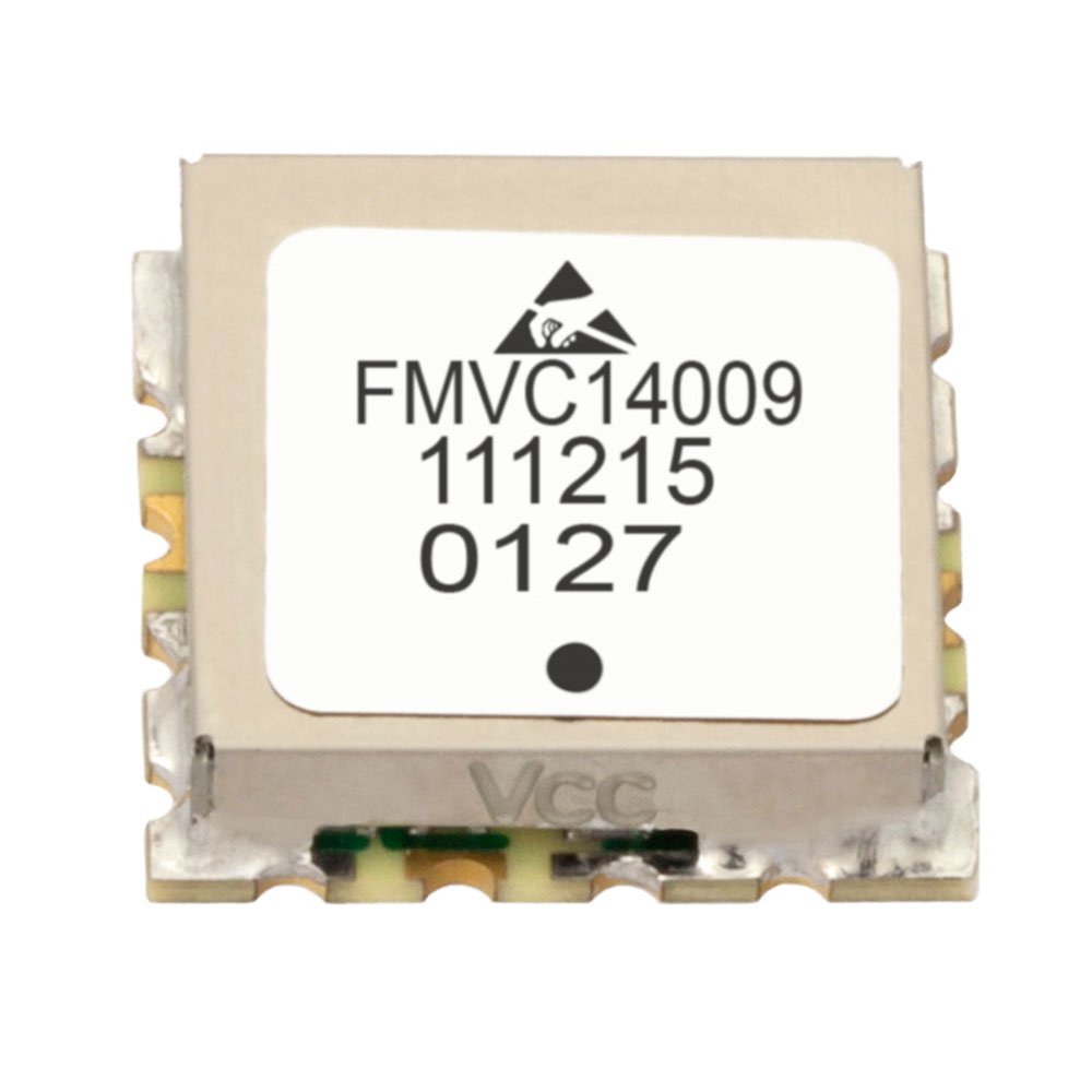 VCO (Voltage Controlled Oscillator) 0.5 inch Commercial SMT (Surface Mount), Frequency of 4.13 GHz to 4.35 GHz, Phase Noise -98 dBc/Hz