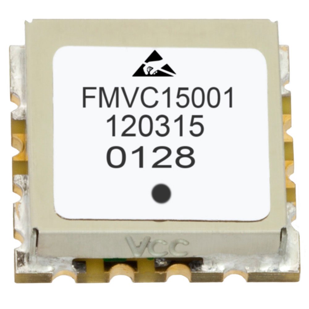 VCO (Voltage Controlled Oscillator) 0.5 inch Commercial SMT (Surface Mount), Frequency of 850 MHz to 900 MHz, Phase Noise -113 dBc/Hz
