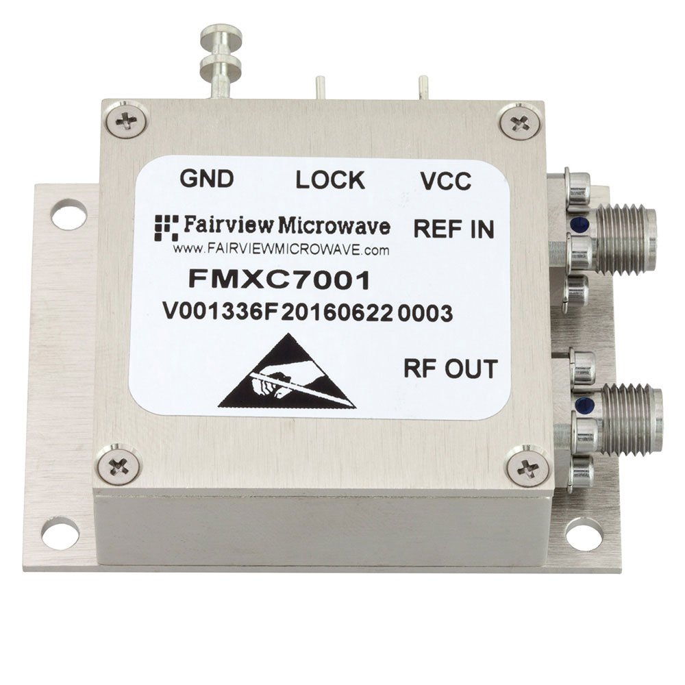 1,000 MHz Phase Locked Oscillator, 10 MHz External Ref., Phase Noise -105 dBc/Hz and SMA