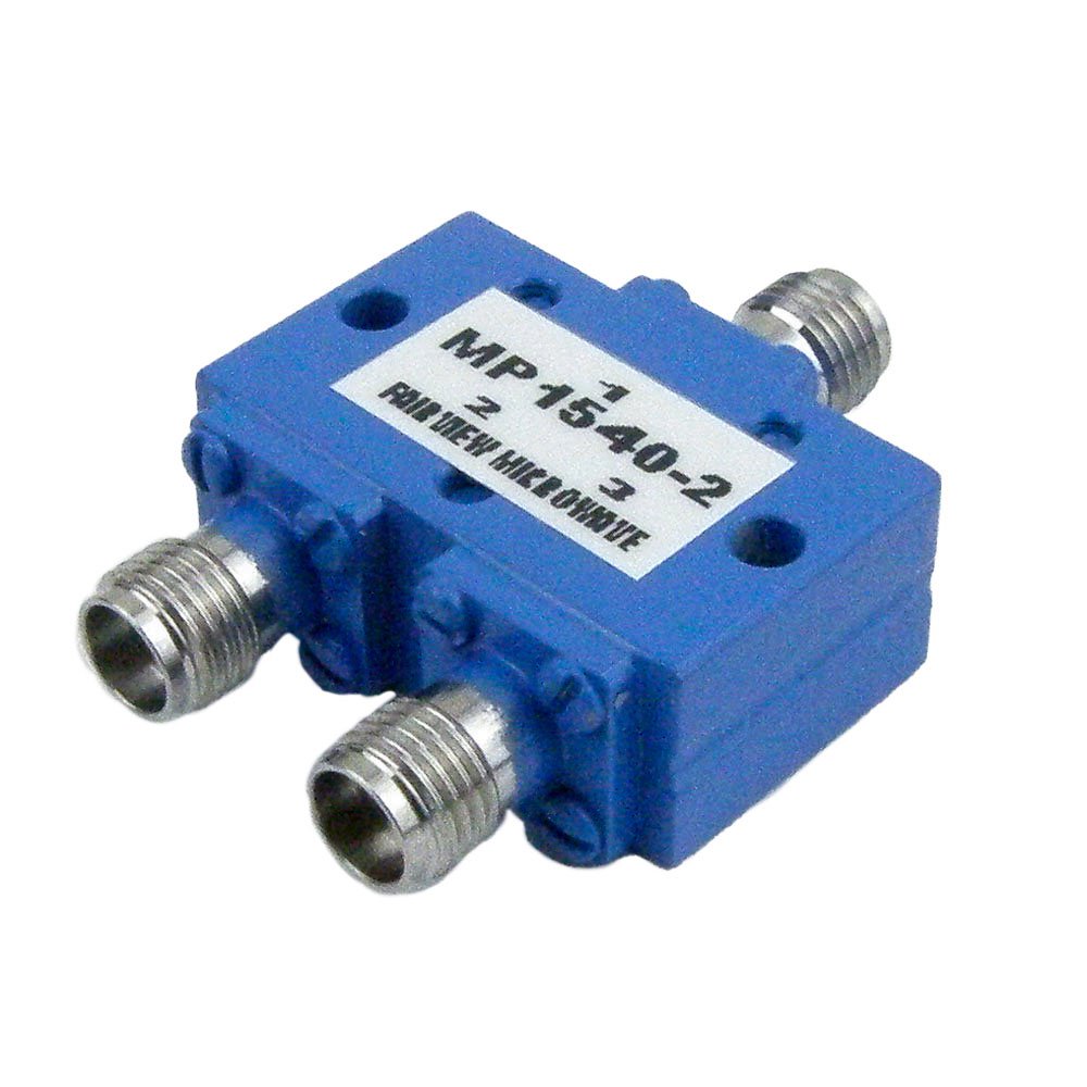 2 Way Power Divider 2.92mm Connectors From 15 GHz to 40 GHz Rated at 10 Watts