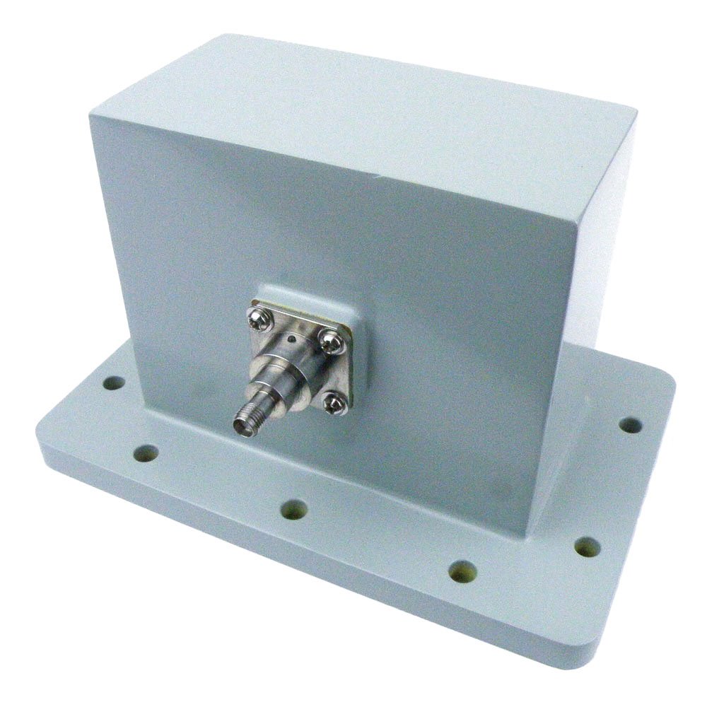WR-430 to SMA Female Waveguide to Coax Adapter UDR22 Flange With 1.7 GHz to 2.6 GHz Frequency Range