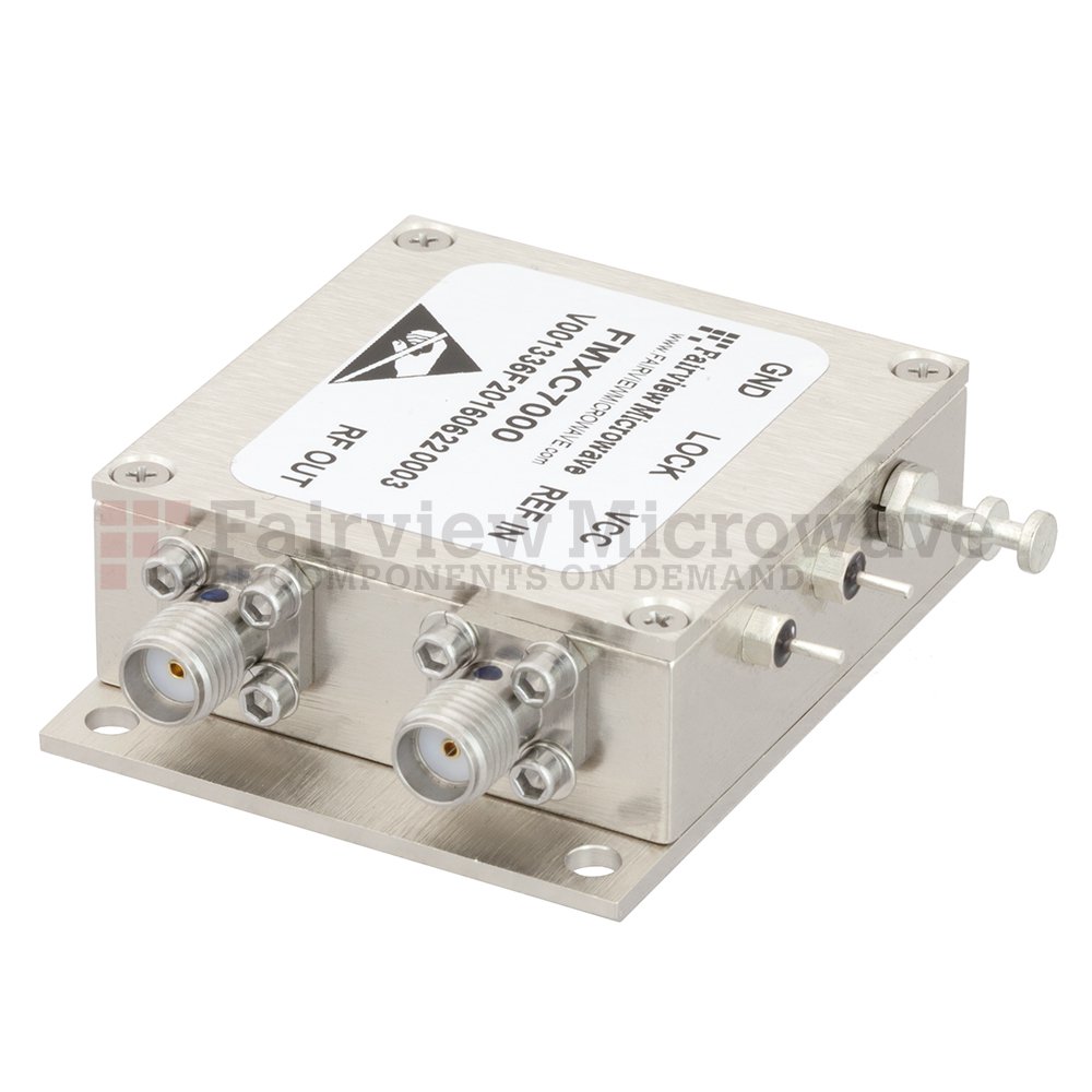 500 MHz Phase Locked Oscillator, 10 MHz External Ref., Phase Noise -110 dBc/Hz and SMA