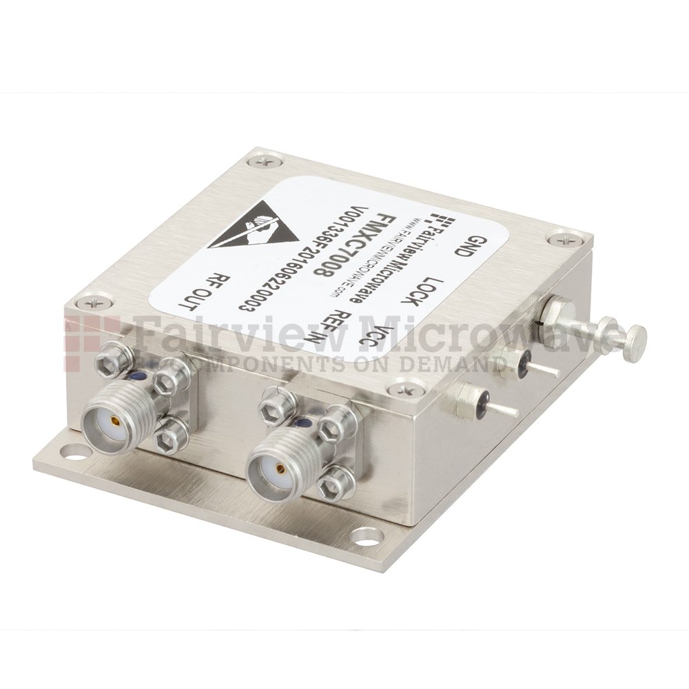 4 GHz Phase Locked Oscillator, 100 MHz External Ref., Phase Noise -110 dBc/Hz and SMA