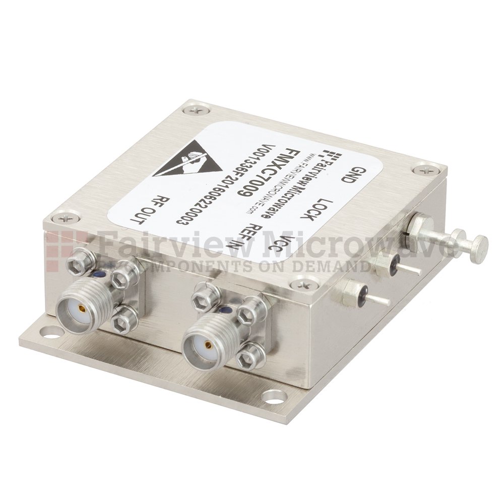 6 GHz Phase Locked Oscillator, 100 MHz External Ref., Phase Noise -90 dBc/Hz and SMA