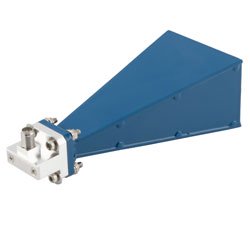 WR-42 Standard Gain Horn Antenna Operating From 18 GHz to 26.5 GHz, 20 dBi Nominal Gain, 2.92mm Female Input Connector, ProLine