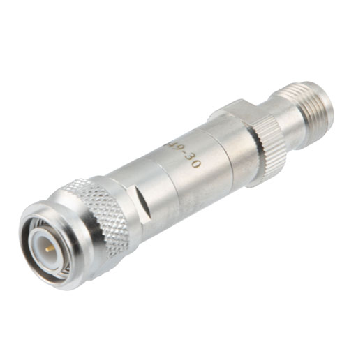 Db Dc Bias Attenuator Tnc Male To Tnc Female Brass Body Rated To