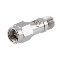 8 dB RF Fixed Attenuator SMA Male (Plug) to SMA Female (Jack), DC to 6GHz Rated to 2 Watt, Stainless Steel Body, 1.35:1 VSWR