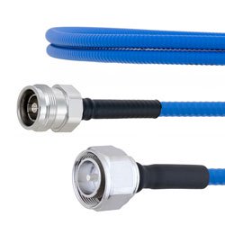 Low PIM 4.3-10 Male to 4.3-10 Female Plenum Cable SPP-250-LLPL Coax and RoHS with LF Solder
