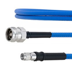 Low PIM 4.3-10 Female to SMA Male Plenum Cable SPP-250-LLPL Coax and RoHS with LF Solder