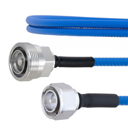 Low PIM 4.3-10 Male to 7/16 DIN Female Plenum Cable SPP-250-LLPL Coax and RoHS with LF Solder