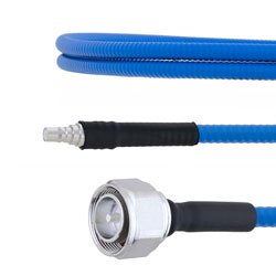 Low PIM 4.3-10 Male to QMA Female Plenum Cable SPP-250-LLPL Coax and RoHS with LF Solder