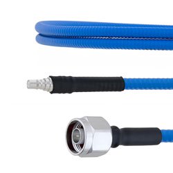 Low PIM N Male to QMA Female Plenum Cable SPP-250-LLPL Coax and RoHS with LF Solder